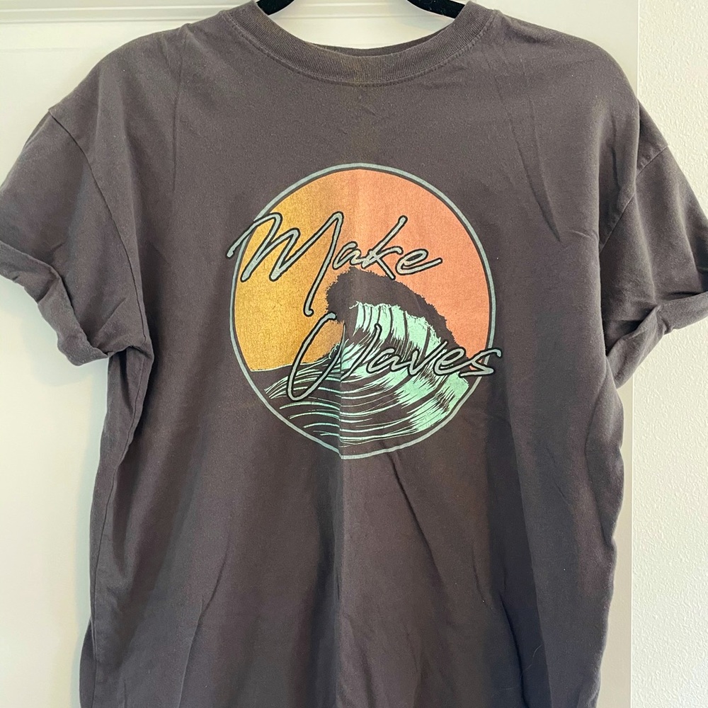 girl Dangerous Oversized Grey Tee XS